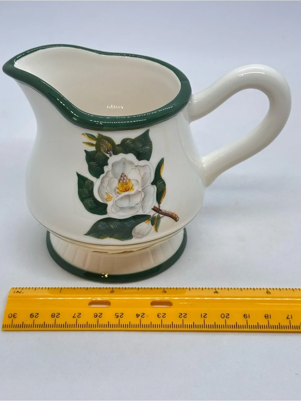 VTG Flowers Inc. Balloons Hand Painted Magnolia Creamer 4 1/8